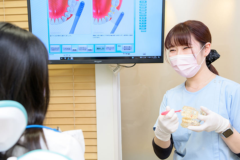 わずかな痛みさえも抑える配慮を徹底した治療